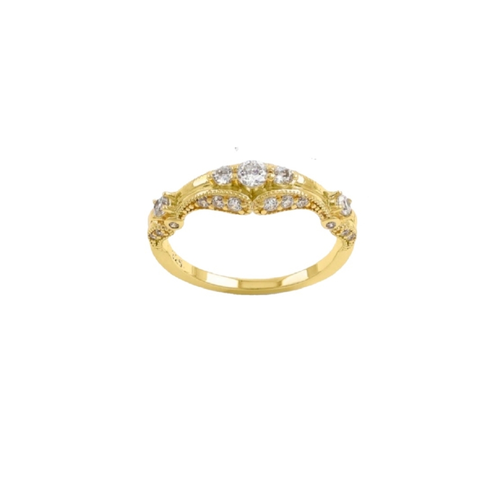 🥰 Royal Golden Blue Ring